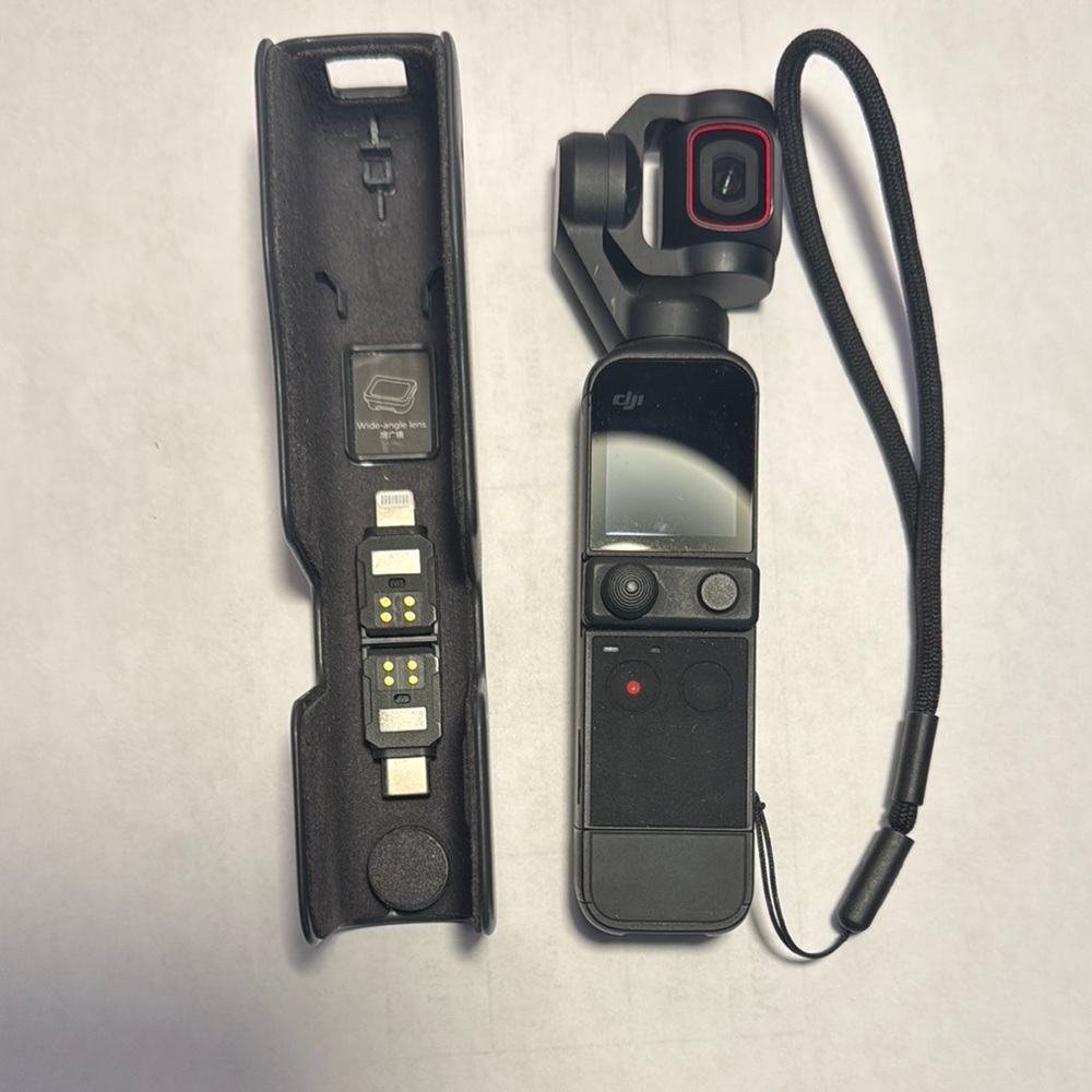DJI Black OSMO Handheld Camera with Case and Cables - unknown model